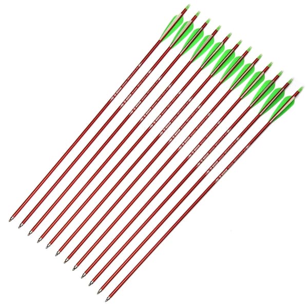 Pil, Aluminium Skaft, Udskiftelig Pilspids,12 pcs