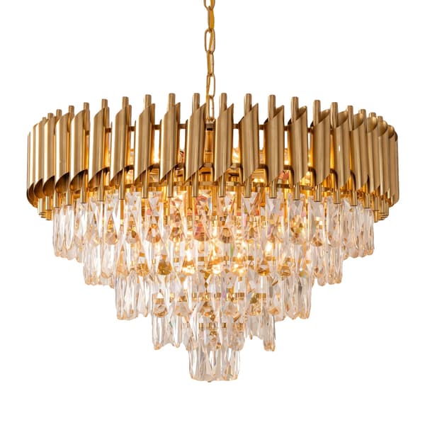 Kronleuchter, Moderne Stil, Justerbar Kæde, 300W, ændrebar, Guld