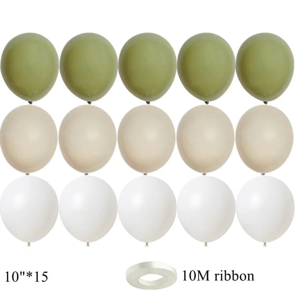 Ballon Sæt, Ideelt til Begivenheder, Holdbart Latexmateriale,15stk CDG, 10tommer-c