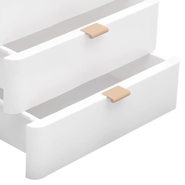 Förvaringslåda, Högkvalitativt PP-material, Rektangulär Design, 4 Lådor, Översta Plattform, Organiserar Kontorsmaterial