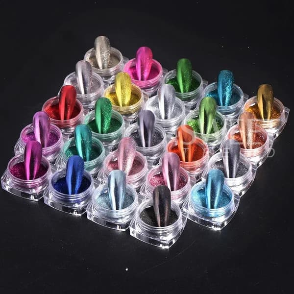 Neglepulver Sæt, Holografisk Effekt, Nem Anvendelse,S274