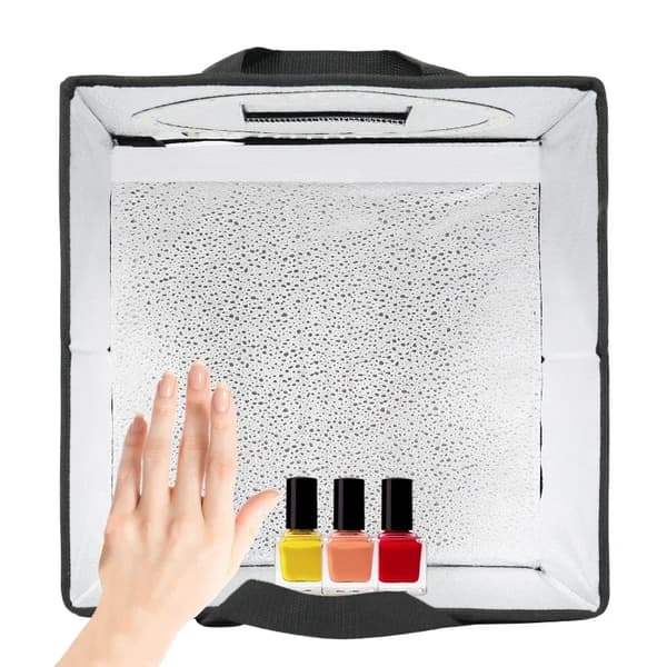 Fotografi Lightbox, Multi-Vinkel Optagelse, Integreret LED Belysning,45CMx43CMx43CM