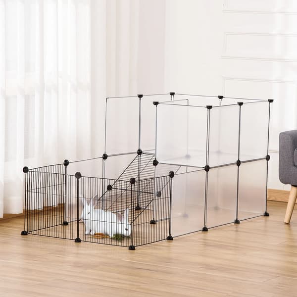 Litet Djurinhägnad, Modulär Design, Hållbara Material,armégrön
