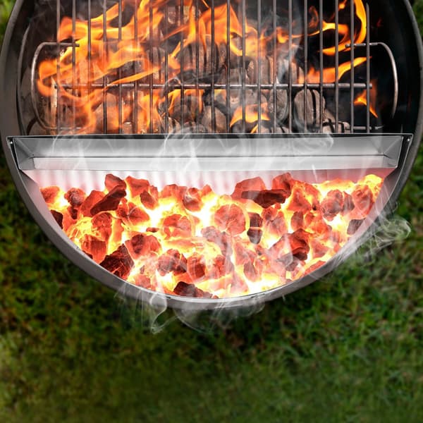 Grillkurv, Stor Kapacitet, Rustfrit Stål Konstruktion,Sølv
