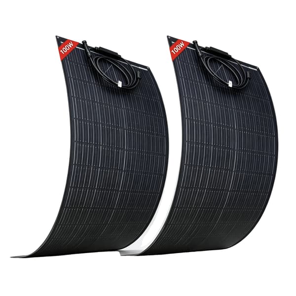Solpanel, Hög Effektivitet, Flexibel Design,2st 100w panel