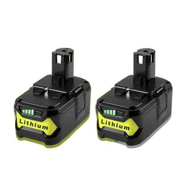 Uppladdningsbart batteri, 18V, 6.0AH Li-ion,8.0Ah-2st