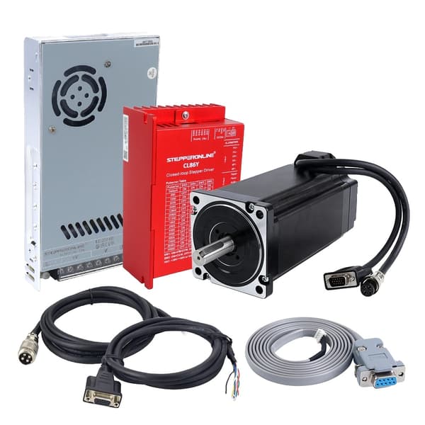 Lukket Sløjfe Steppermotor, Flere Momentmuligheder, Optisk Encoder,12Nm, 14mm