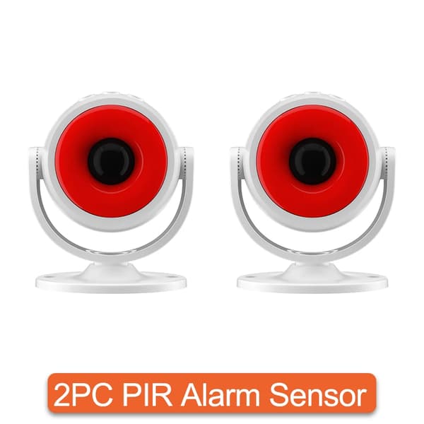 Rörelsesensor, 120 dB Larm, Smart Hem Kompatibilitet,2PC PIR Alarm Sensor