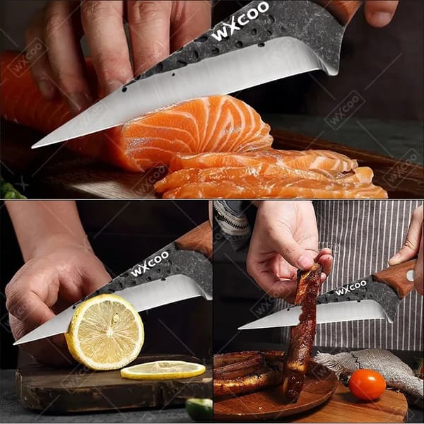 Utility Knife Sæt, Rustfrit Stål, Ergonomisk Design,4PCS