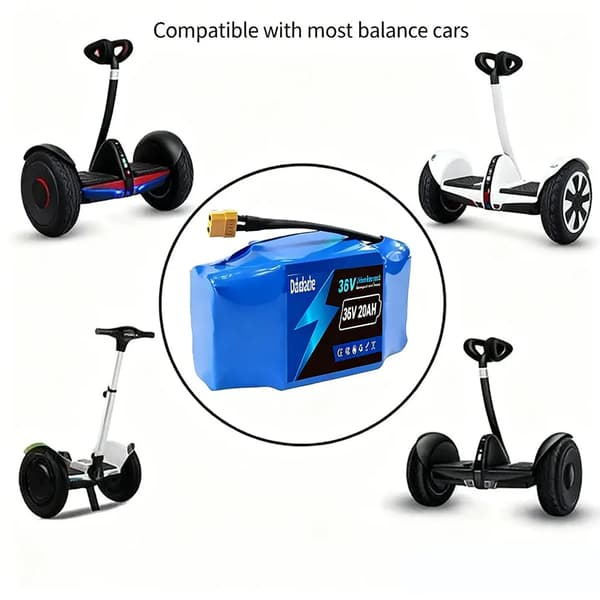 Litiumbatteri, 36V nominell spänning, 20000mAh kapacitet, 36V 20000mah