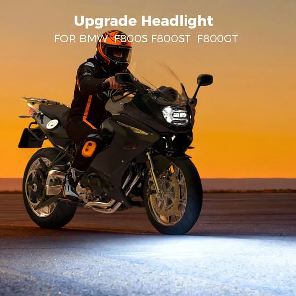 Motorcykel LED-strålkastare, projektordesign, förbättrad synlighet,Med E24