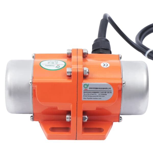 Vibrerende Motor, 90W Effekt, 3000 RPM Hastighed,appelsølv