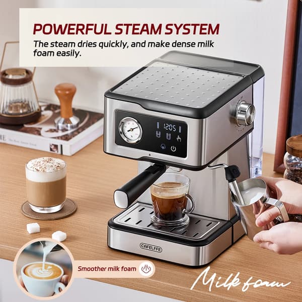 Espressomaskin, 20 Bar Tryck, Touchkontrollpanel,EU