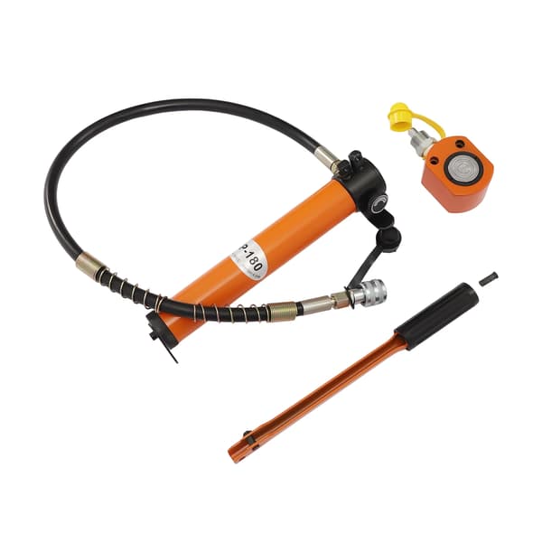 Hydraulisk Ramcylinderjack, 350CC Oljevolym, 70Mpa Maximalt Tryck,ORANGE RED