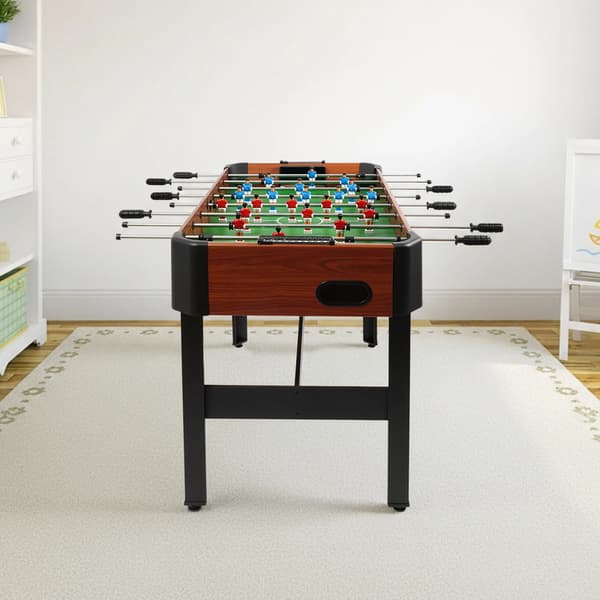 Fodboldbord, 8-stang design, holdbare materialer,grøn