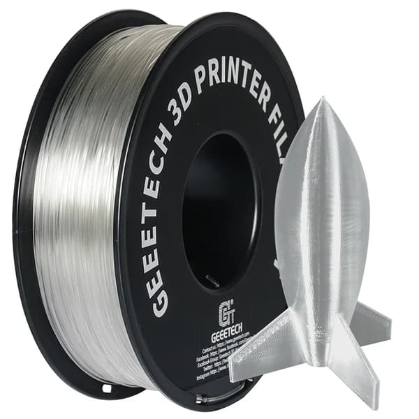 3D-skrivarfilament, PLA-material, hög styrka,Transparent