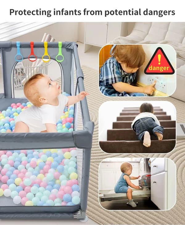 Lekställning, Multifunktionell Design, Interaktiva Lekområden,WLMEDIUMGREY