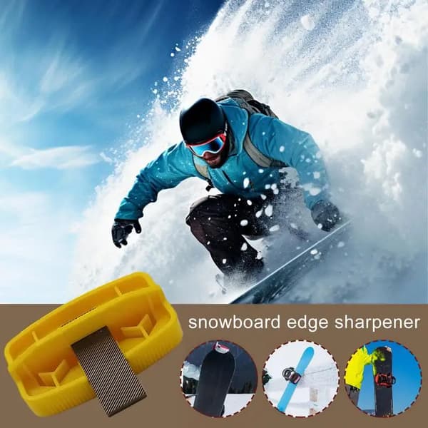 Ski Kant Tuner, Præcisionsjustering, Ergonomisk Design,Gul