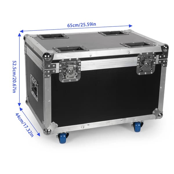 Flight Case, Robust Beskyttelse, Nem Mobilitet,Sort