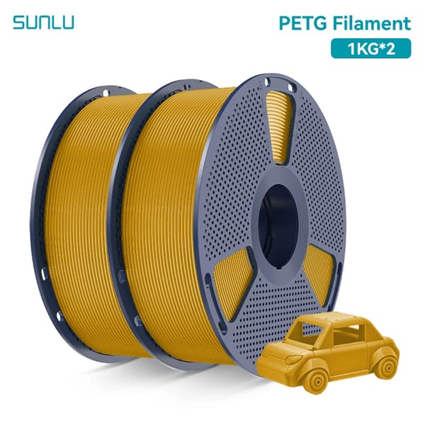 3D-printer filament, PETG-material, høj gennemsigtighed,Guld