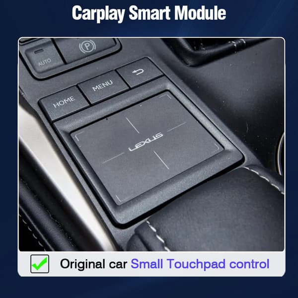 CarPlay och Android Auto Dekoder, Trådlös Funktionalitet, Enkel Installation,Liten pekplatta