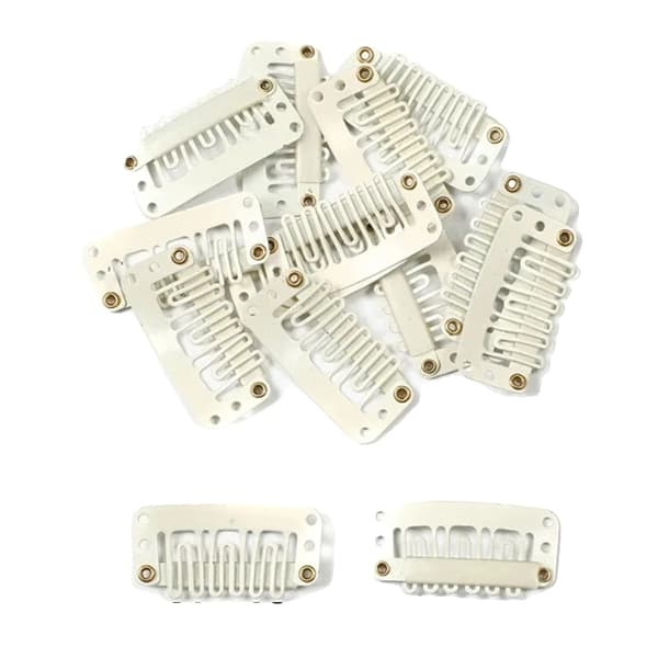 Hårförlängningsklipp, Hållbart Material, Mångsidig Användning,3.2cm Beige 50st