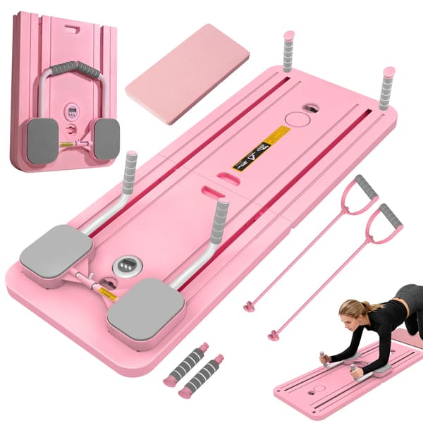 Armhävningsbräda, Automatisk Återstuds, Mångsidig Träningsutrustning,Rosa
