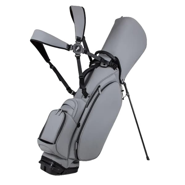 Golfståendepåse, Lättviktsdesign, Hållbart Material,Grå