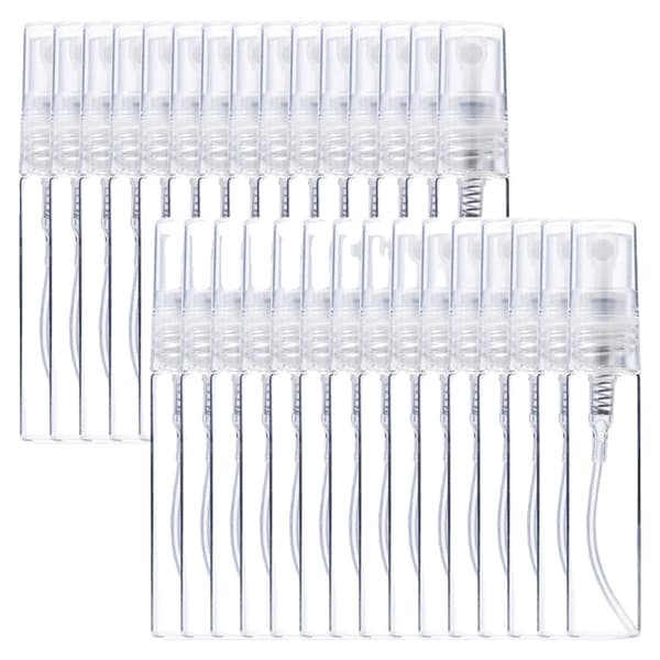 Återfyllningsbara flaskor, Lättviktsdesign, Mångsidiga för vätskor,30Pcs 5ML
