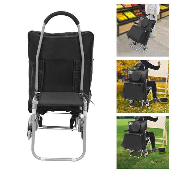 Konstvagn, Bärbar Design, Gott om Förvaring,svart