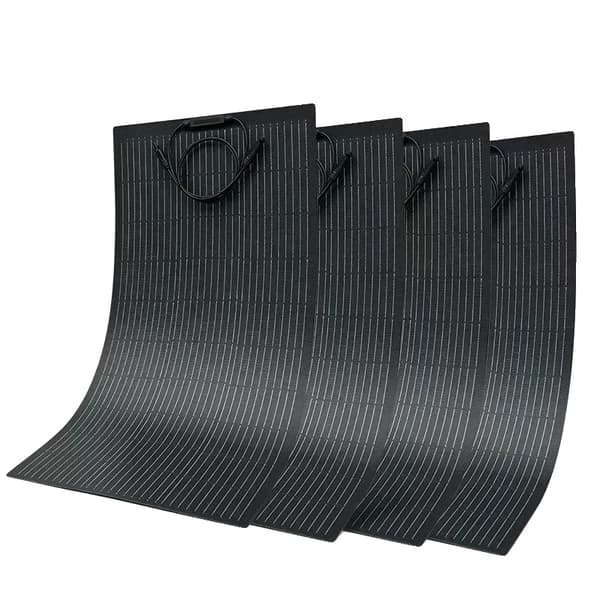 Solpanel, Fleksibelt Design, Høj Effektivitet,Fleksibel 4PCS-100w
