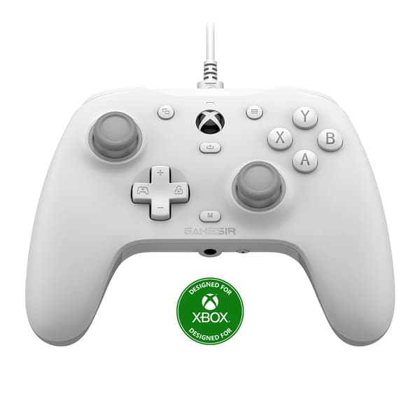 Gaming Controller, Hall Effect Præcision, Universel Kompatibilitet,G7 HE Hvid