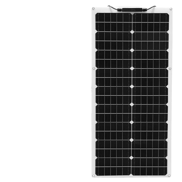 Fleksibelt solpanel kit, 100W maksimal effekt, 21,8V åben kredsløbsspænding,50W PET Panel