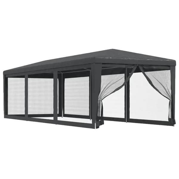 Partytält, Hållbar Plast, Väderbeständig Design,GRÅ