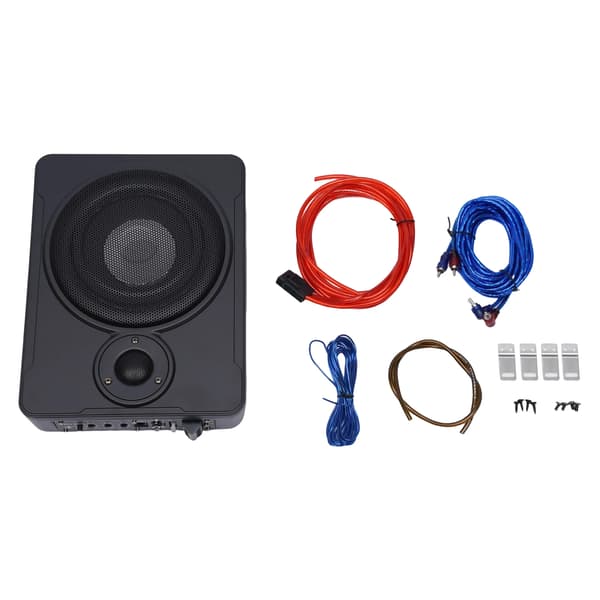 Bilsubwoofer, 200W RMS, 300W Max Effekt, Frekvensrespons 30-100Hz, Känslighet 91dB, Slim Low Profile Design