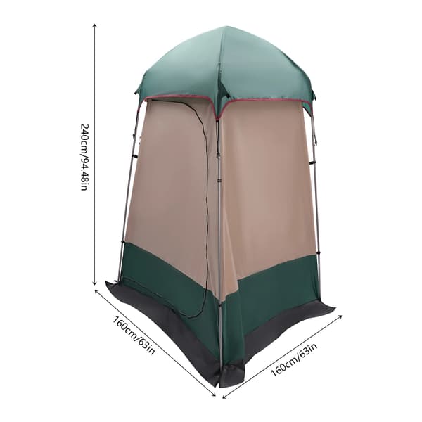 Camping Integritetsskydd, Bärbar Duschtält, Lättviktsdesign,armégrön