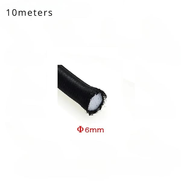 Gummiband, Mångsidig Användning, Hållbart Polyester Material,6mmx10m