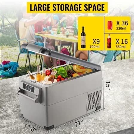 Kylskåp, Bärbar Design, Effektiv Kylning,35L