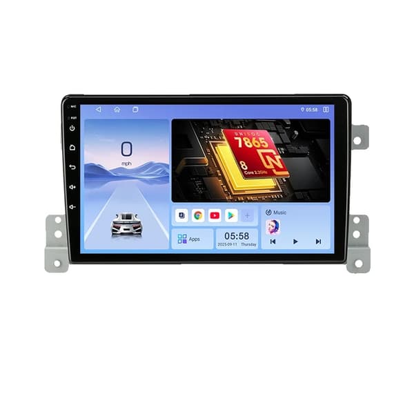 Carplay, Multimedia-spelare, Rattskontroll, Navigationssystem, kompatibel med Suzuki Grand Vitara 3 2005-2015,T20-E