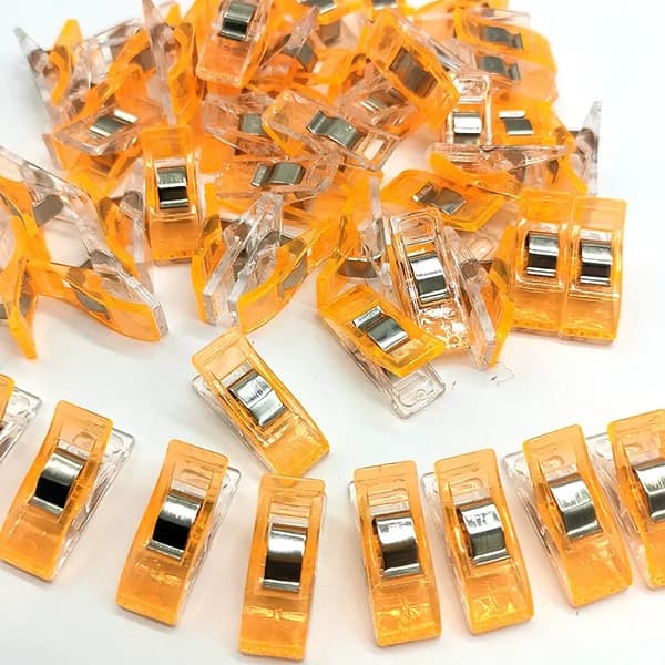 Syklips, Multifunktionelt Design, 50 Stykker,orange  50pcs
