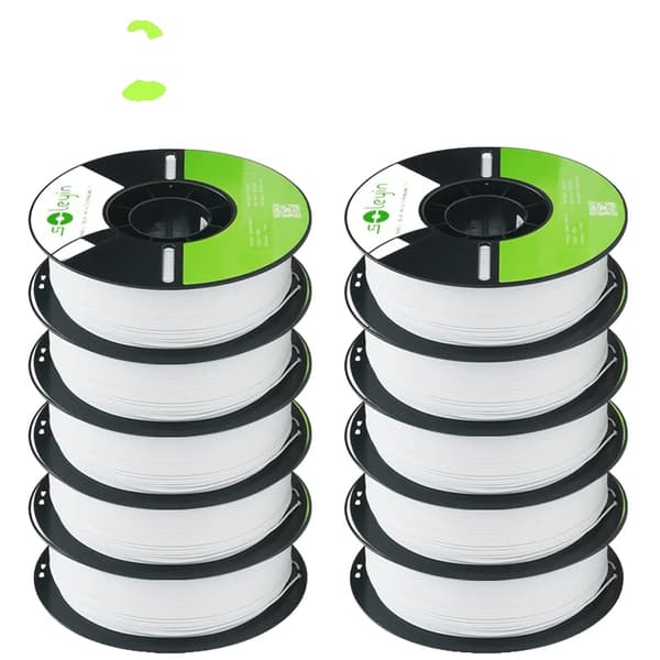 3D-skrivarfilament, 1,75 mm diameter, hög noggrannhet,10VitPLA