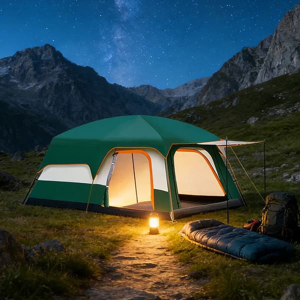 Campingtält, Hållbara Material, Snabb Uppställning,grön