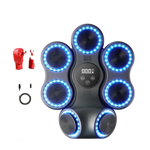 Boxningstränare, 7-målsdesign, Bluetooth-musiksynk,Typ 3