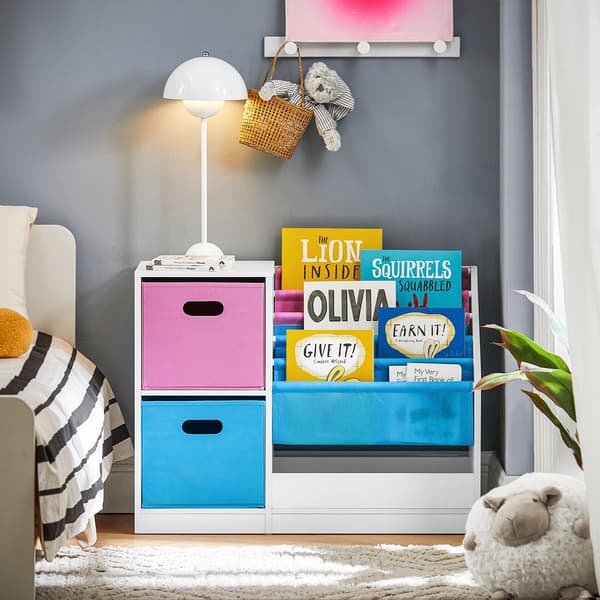 Bogreol, Børnevenligt Design, Multifunktionel Opbevaring,MULTI