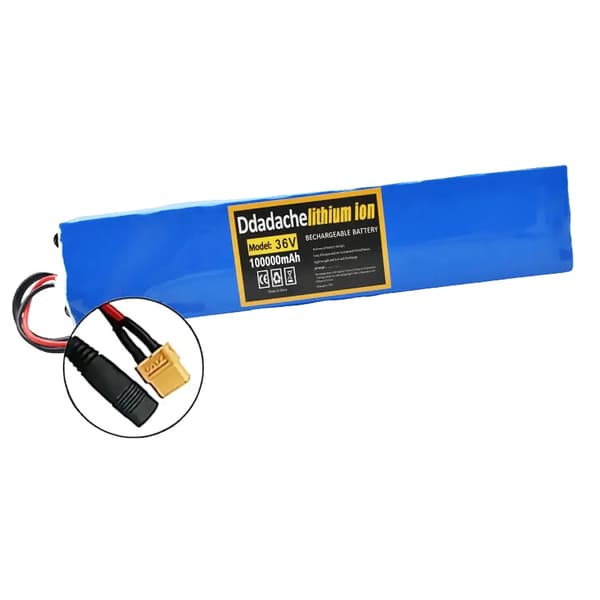 Batteripack, 100Ah kapacitet, Smart BMS-skydd,lanmi  XT60-DC