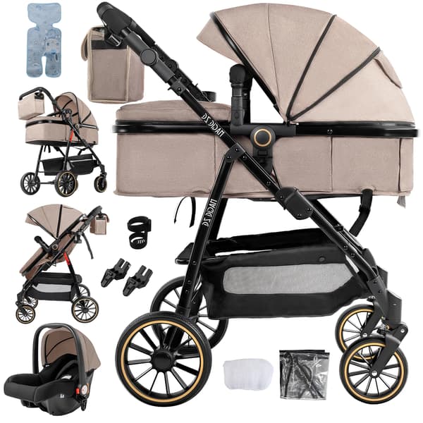 Barnevogn, Letvægtsdesign, Tilpasningsmuligheder,V8-KHAKI