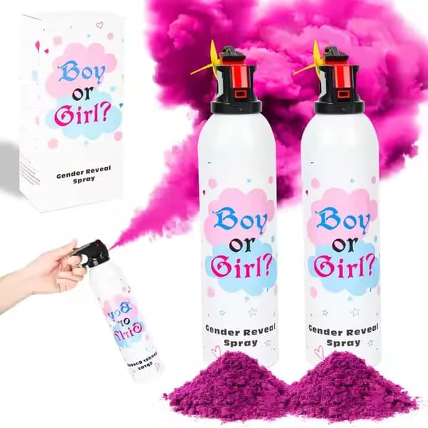 Fest Spray, Miljøvenlig, Ideel til Fejringer,2 PCS Pink