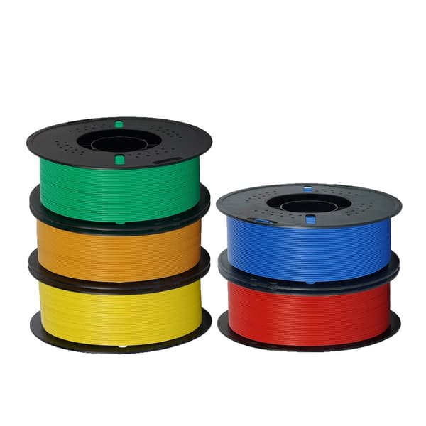 3D Printer Filament, PLA 1.75mm, Kompatibel med Store Mærker,5KG Mix B