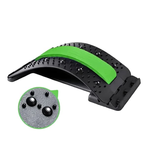 Rygmassager, Justerbare niveauer, Bærbart design,Magnetoterapi Grøn