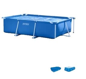 Ovanmarkspool, Hållbar PVC, Lätt Installation,300*200*75cm Pool